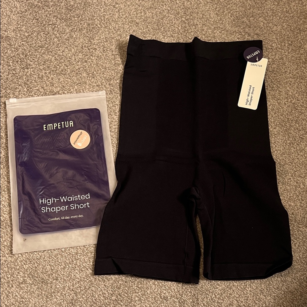 Shapermint Black High-Waisted Shaper Shorts